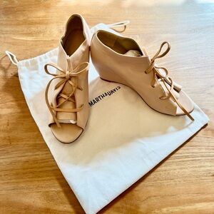 Martha Davis Italy Peep Toe Wedge